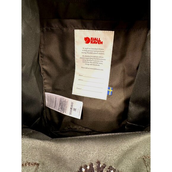 Fjallraven Kanken Mini Backpack Rutsack Water Resistant NWOT Dark Olive Gray - Picture 7 of 7